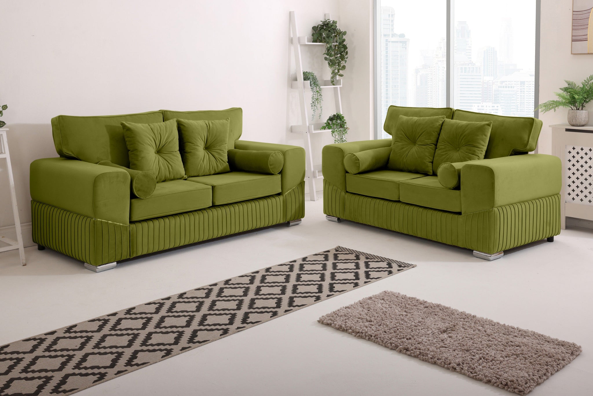 Marenza  3+2 Fullback - Bolster / Buttoned Cushions