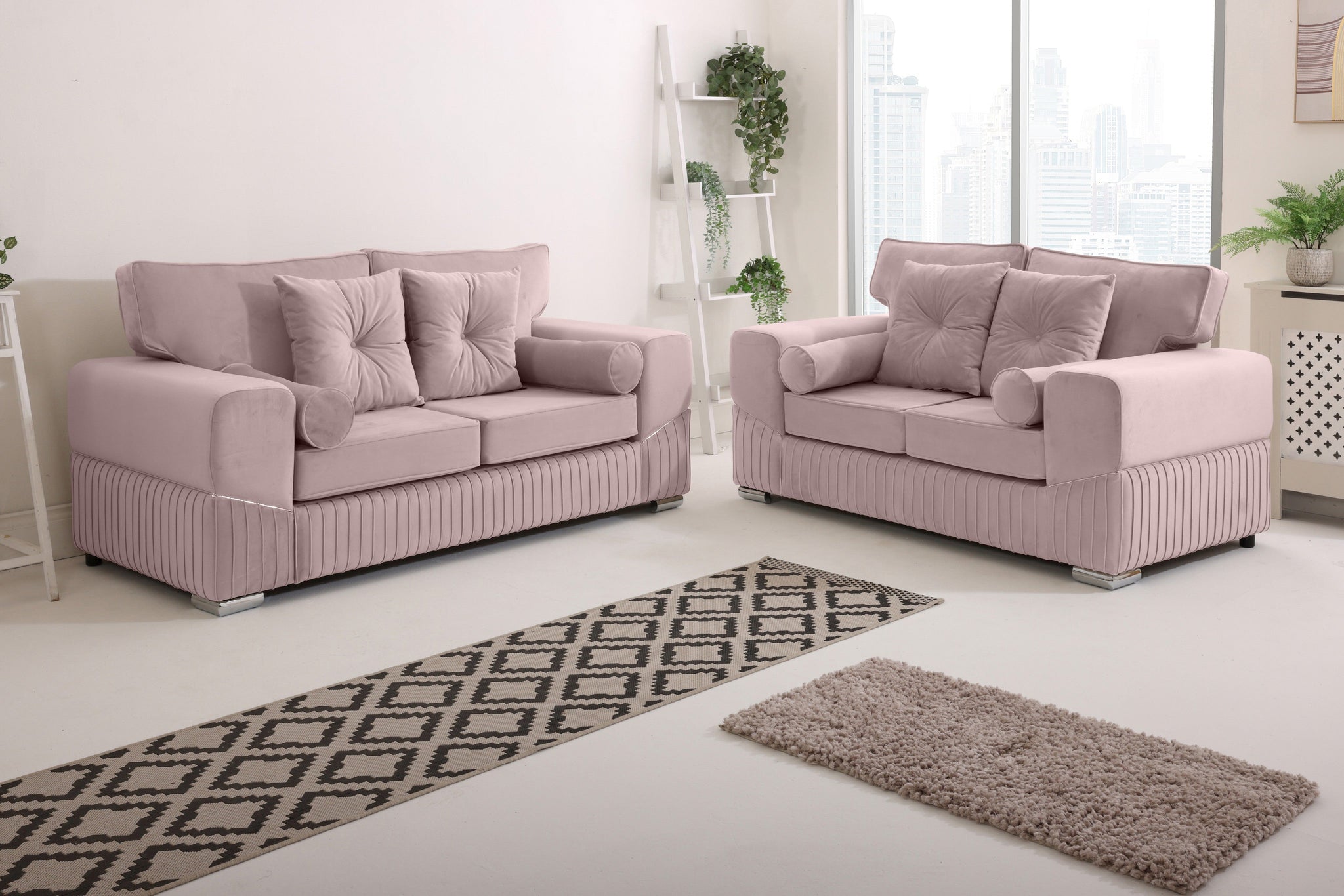 Marenza  3+2 Fullback - Bolster / Buttoned Cushions