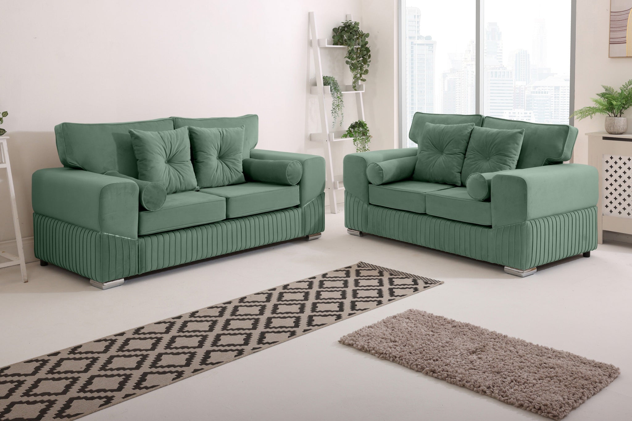 Marenza  3+2 Fullback - Bolster / Buttoned Cushions