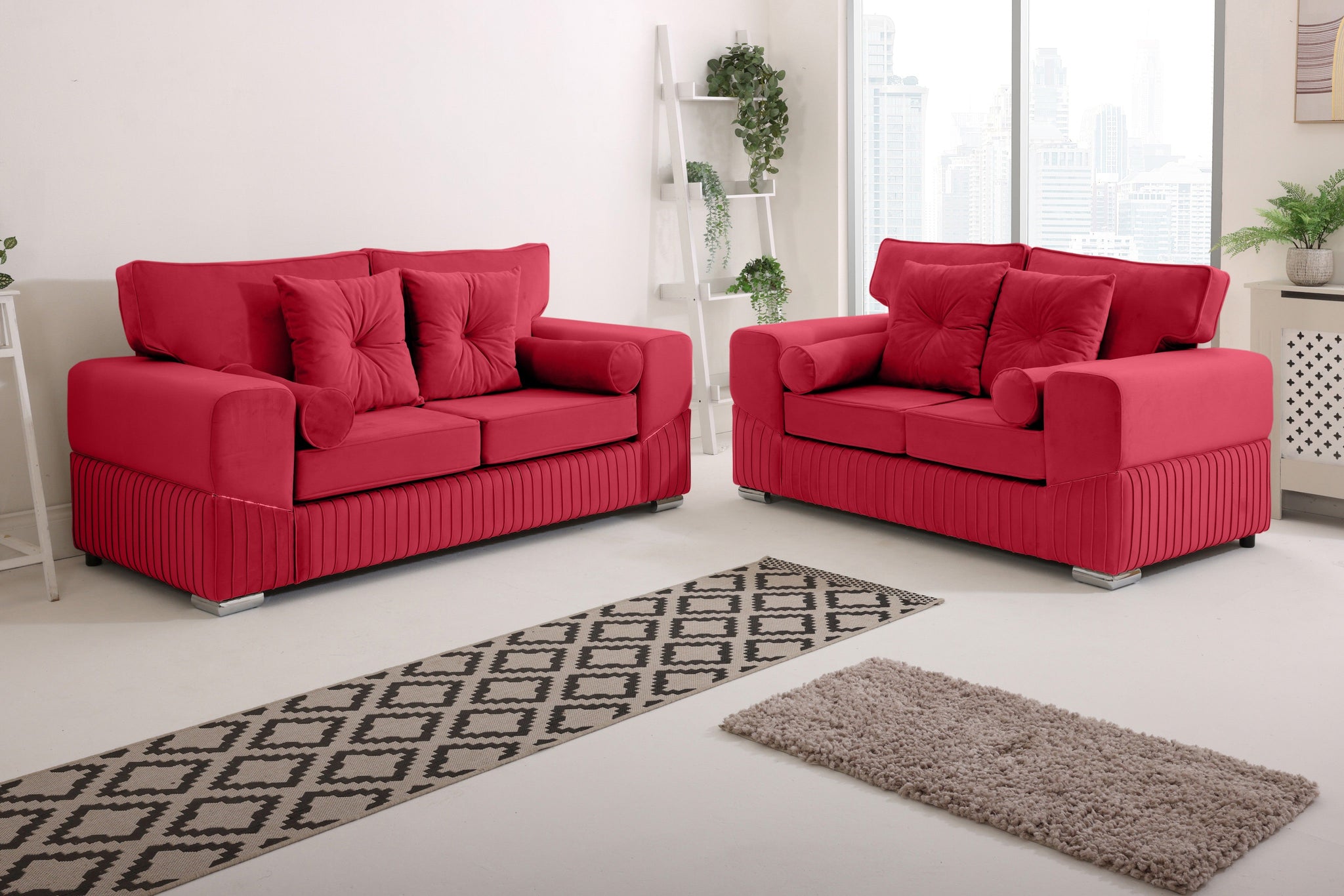 Marenza  3+2 Fullback - Bolster / Buttoned Cushions