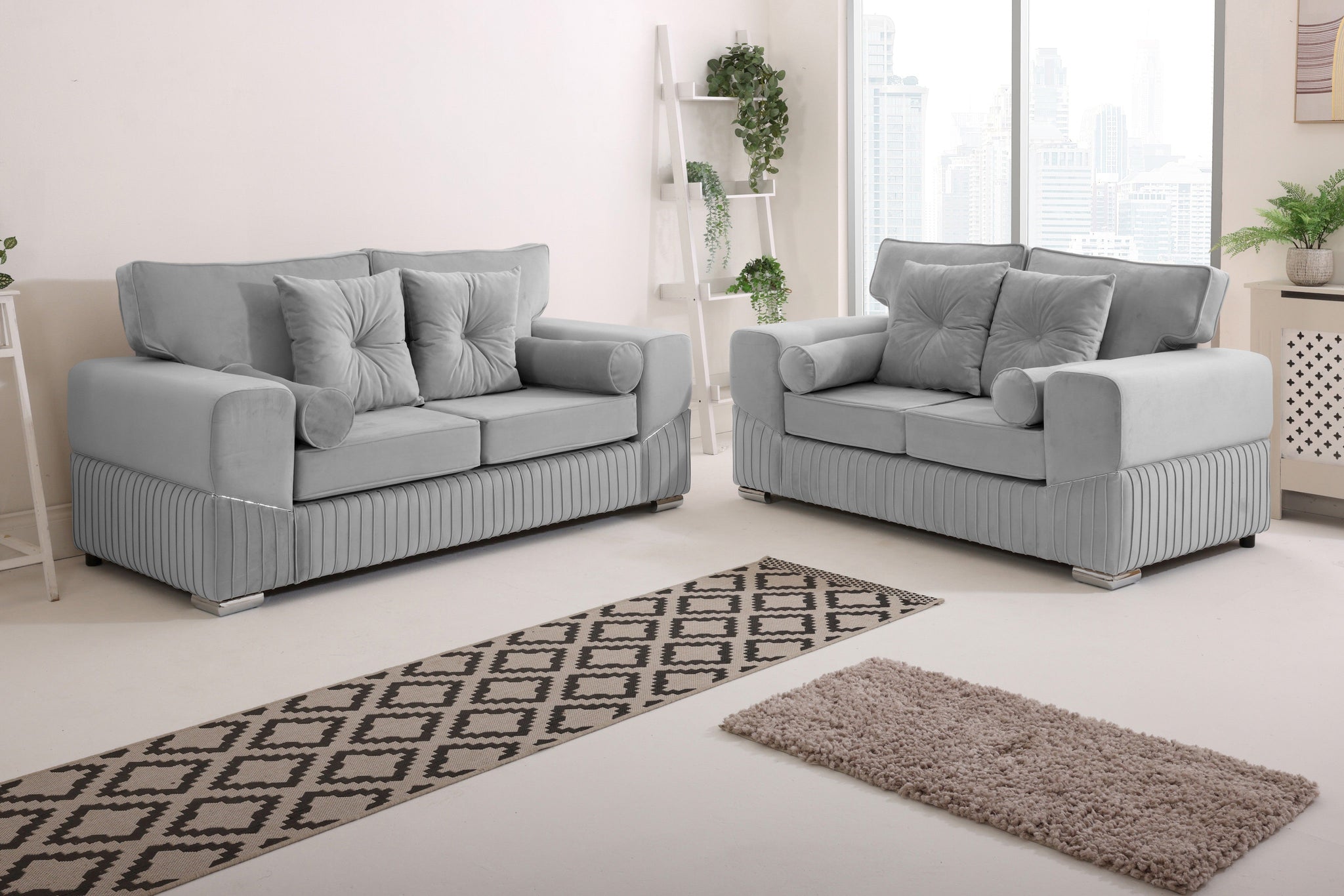 Marenza  3+2 Fullback - Bolster / Buttoned Cushions