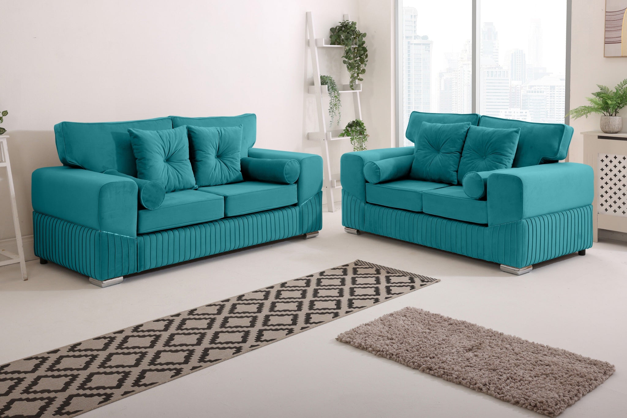 Marenza  3+2 Fullback - Bolster / Buttoned Cushions