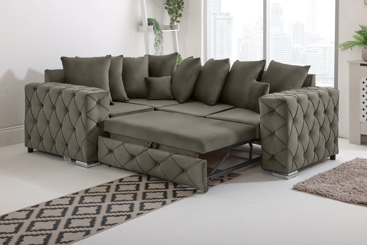 Sikara 1c2 Corner Scatter back - Sofa Bed