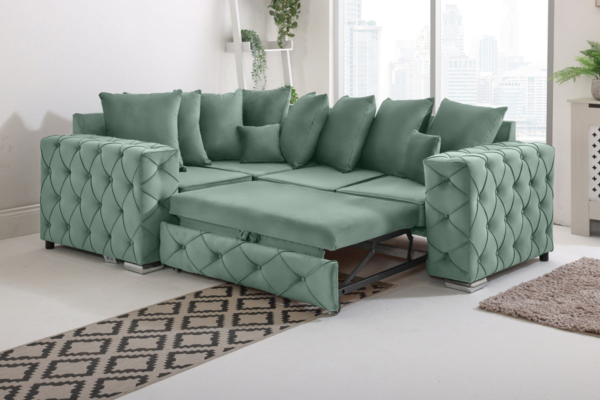 Sikara 1c2 Corner Scatter back - Sofa Bed