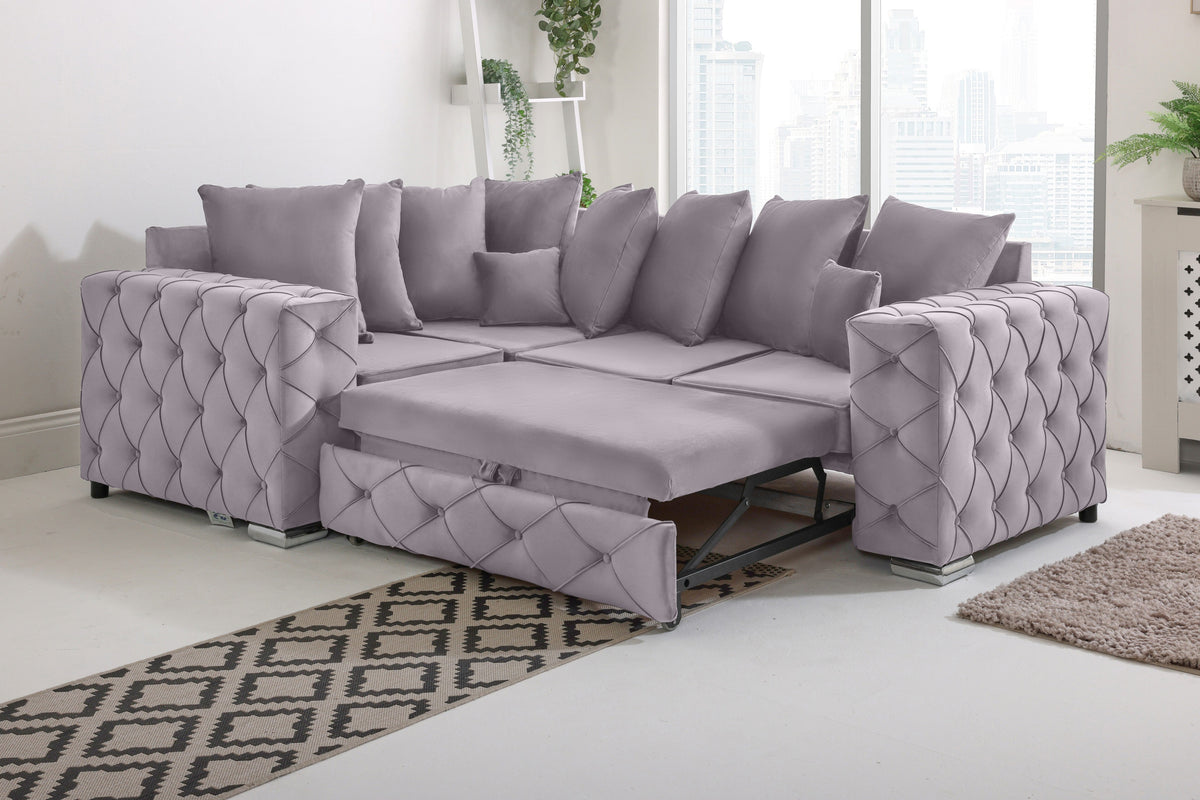 Sikara 1c2 Corner Scatter back - Sofa Bed