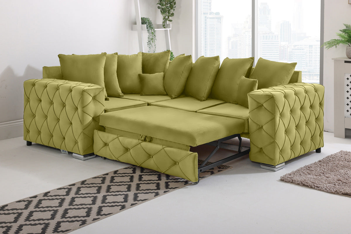 Sikara 1c2 Corner Scatter back - Sofa Bed