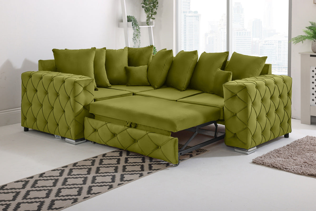 Sikara 1c2 Corner Scatter back - Sofa Bed