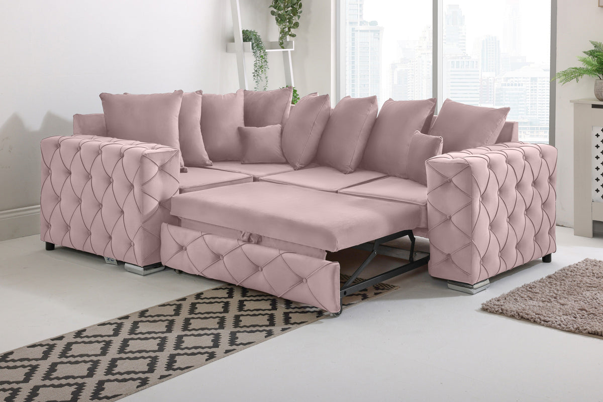 Sikara 1c2 Corner Scatter back - Sofa Bed