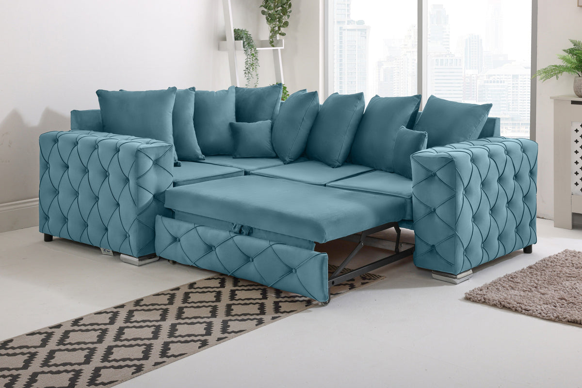 Sikara 1c2 Corner Scatter back - Sofa Bed