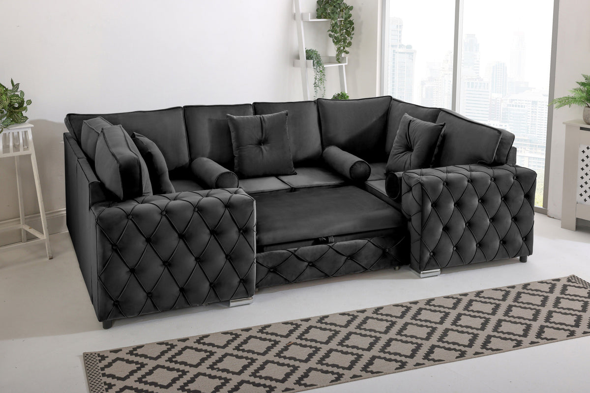 Sikara U Shape Sofa Bed - Fullback