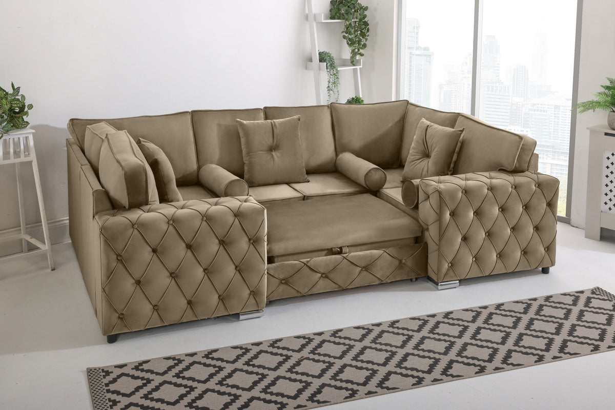 Sikara U Shape Sofa Bed - Fullback