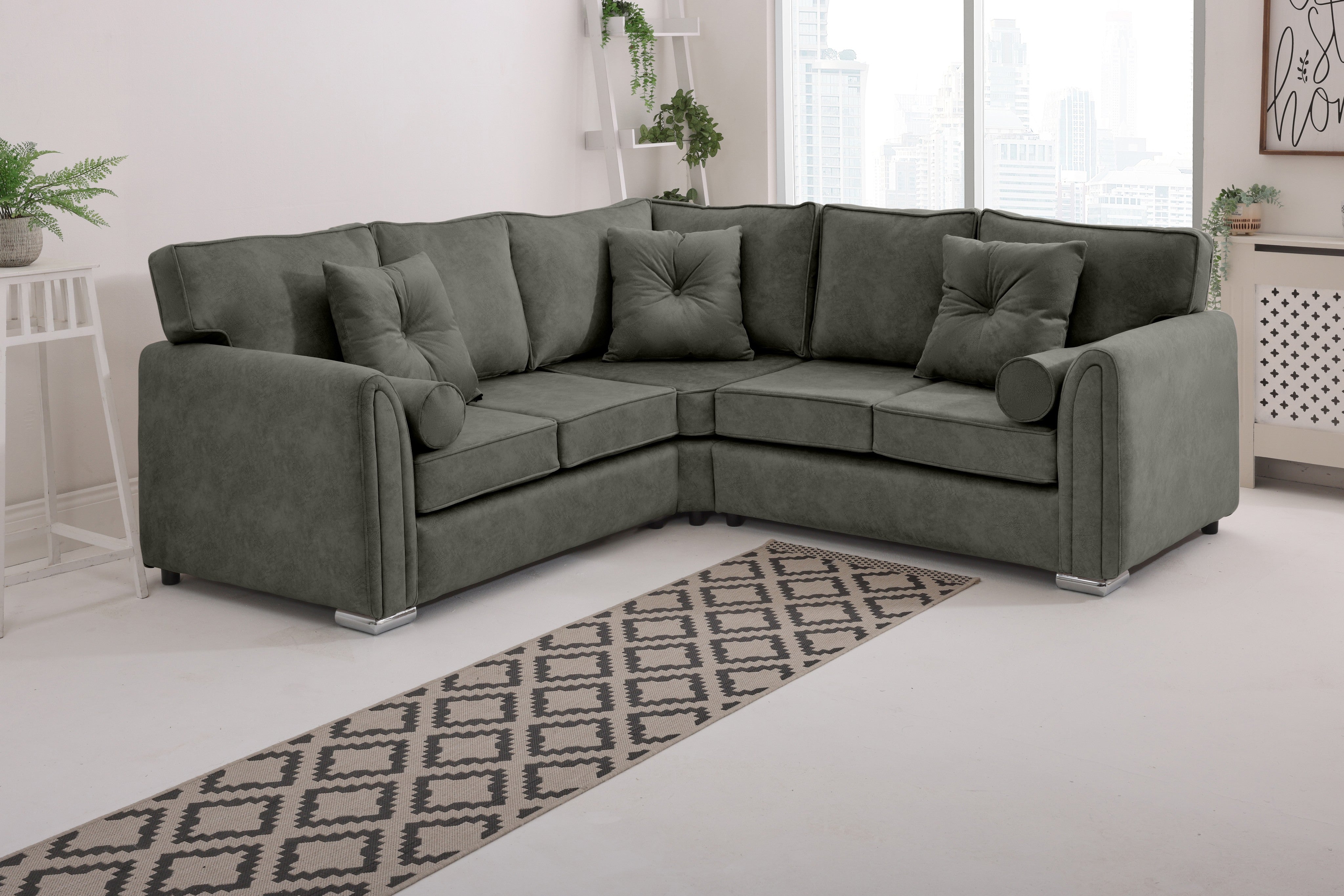 Caelan  Corner Fullback - Bolster / Buttoned Cushions