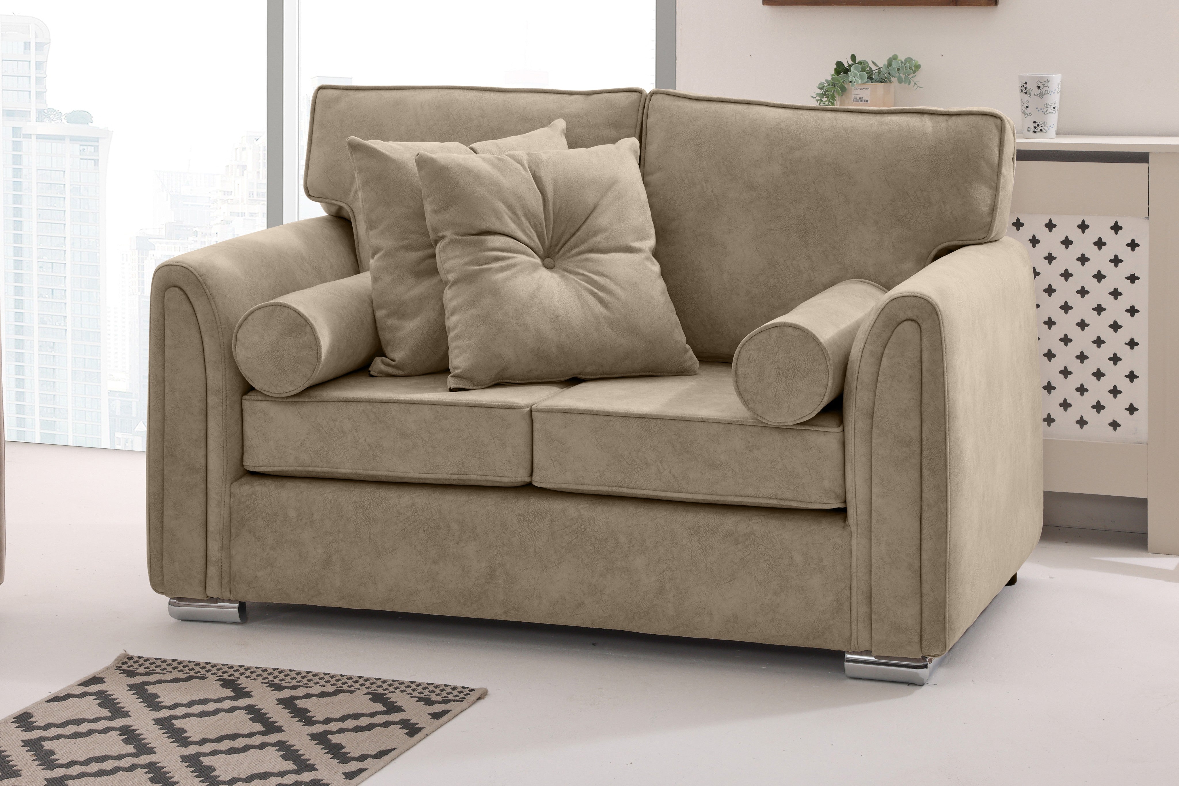 Caelan  3+2 Fullback - Bolster / Buttoned Cushions