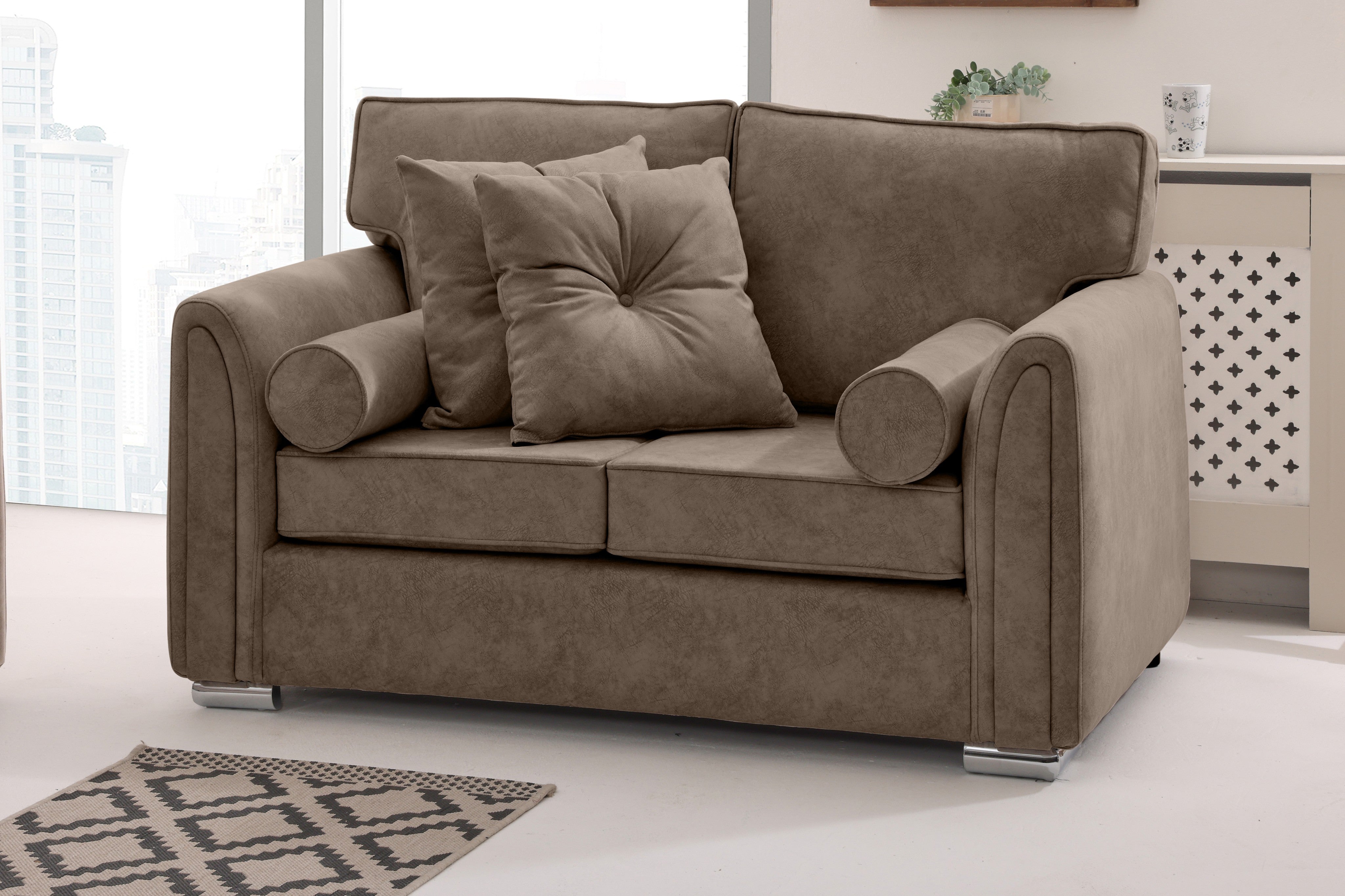 Caelan  3+2 Fullback - Bolster / Buttoned Cushions