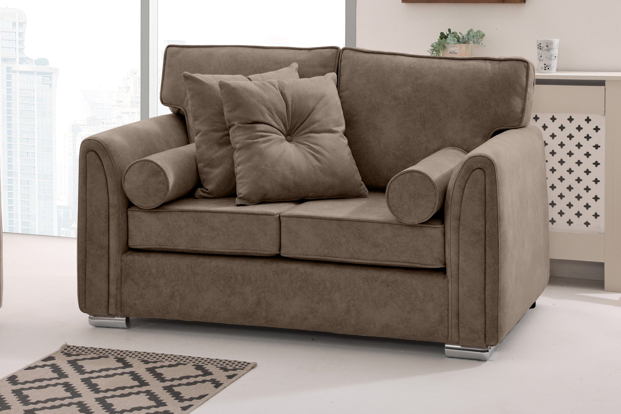 Caelan  3+2 Fullback - Bolster / Buttoned Cushions