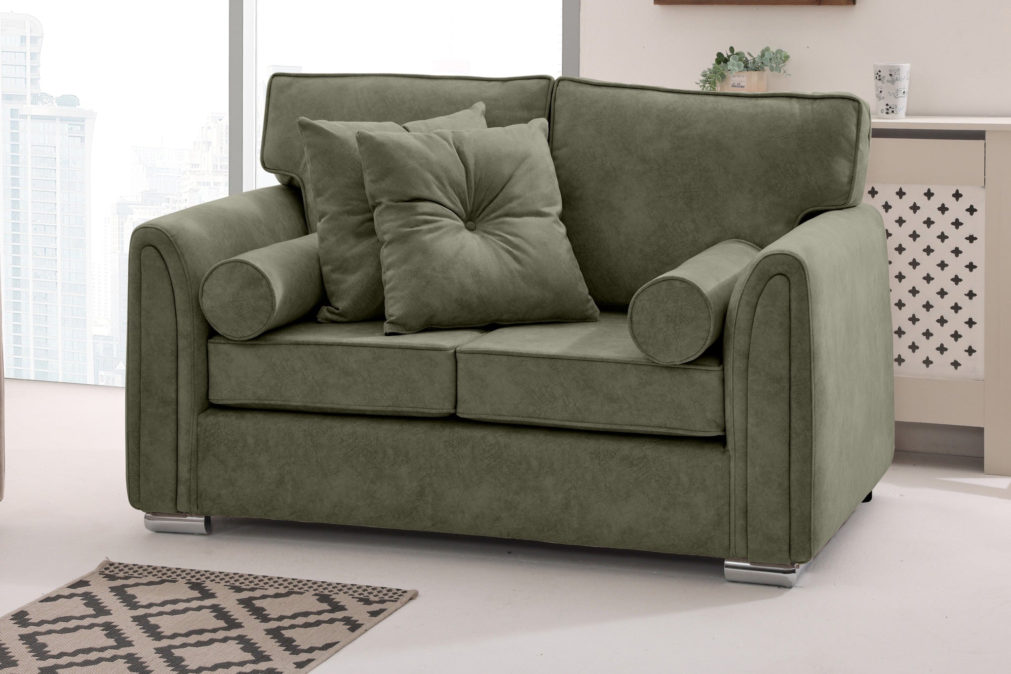 Caelan  3+2 Fullback - Bolster / Buttoned Cushions