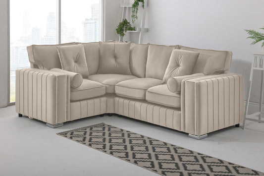 Lyra Corner Fullback - 1c2 + Bolster / Buttoned Cushions