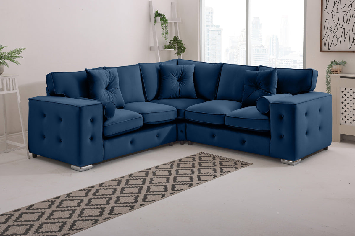 Callen Corner Fullback - 2c2 + Bolster / Buttoned Cushions