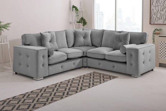Callen Corner Fullback - 2c2 + Bolster / Buttoned Cushions