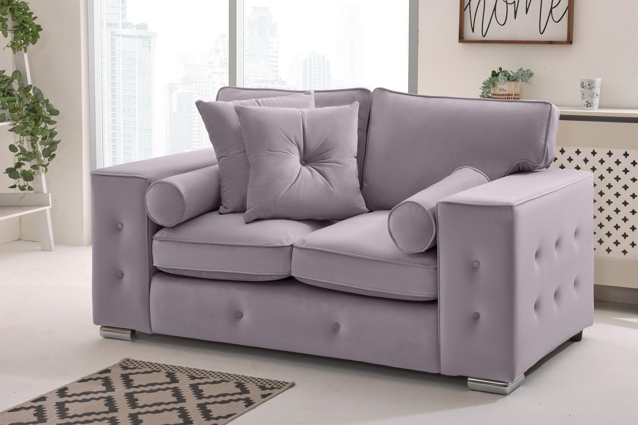 Callen 3+2 Fullback  + Bolster / Buttoned Cushions