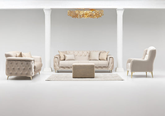 Sultana Sofa Set – Luxury 3 Seater, & 2 Seater