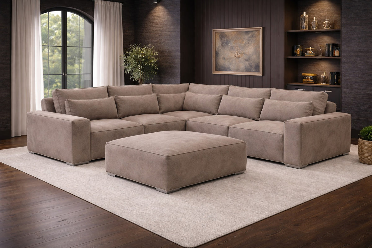 Austen Double Corner & Footstool Sets - Modular