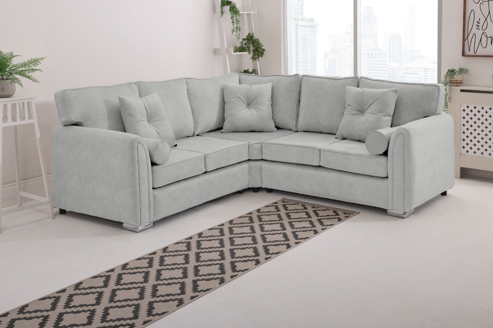 Caelan  Corner Fullback - Bolster / Buttoned Cushions