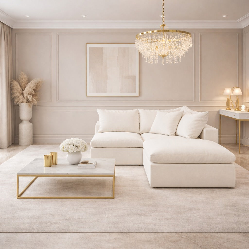 Cloud Medium Sofa + Footstool