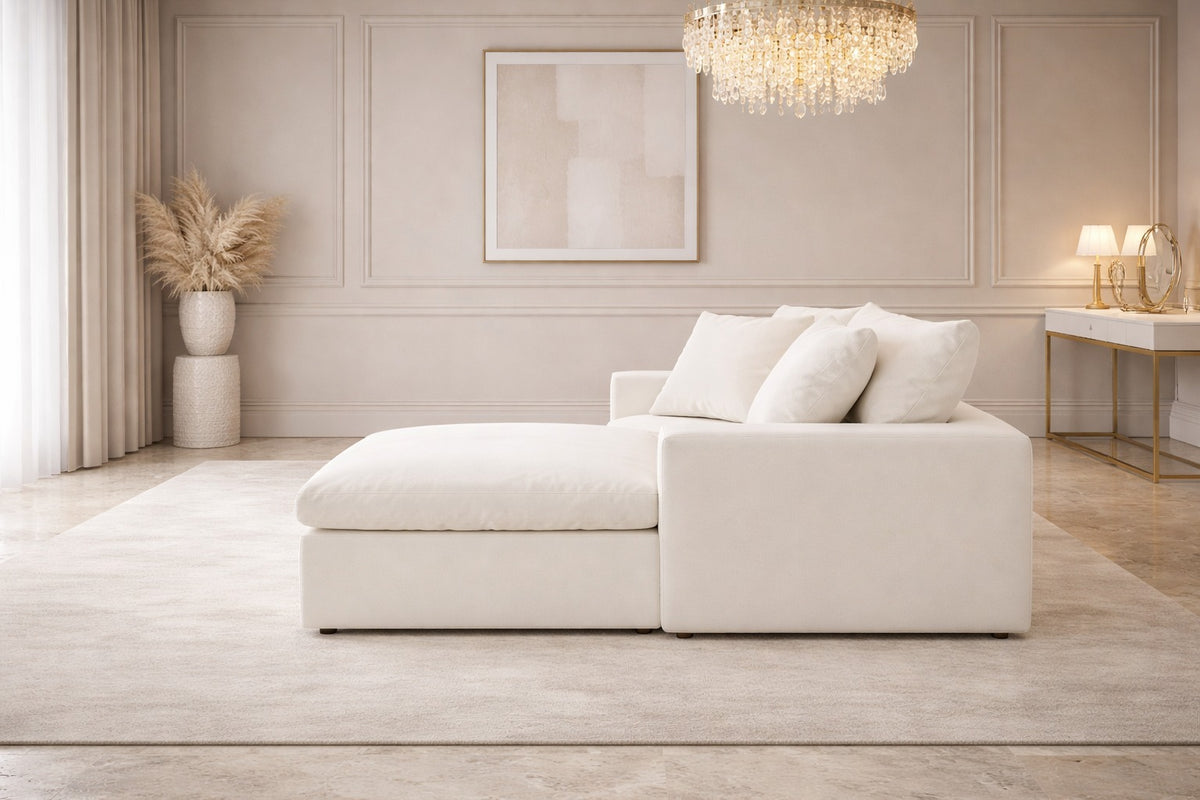 Cloud Medium Sofa + Footstool