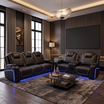 Lorenzo 3 + 2 Seater Electric Leather Recliner