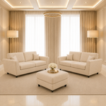 ImperialHighback 3 Seater & 2 Seater & Footstool Set