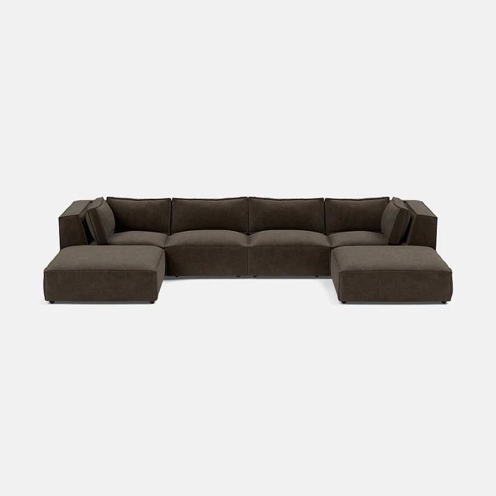 Marylebone Luxe XL U Shape Sofa Footstool End