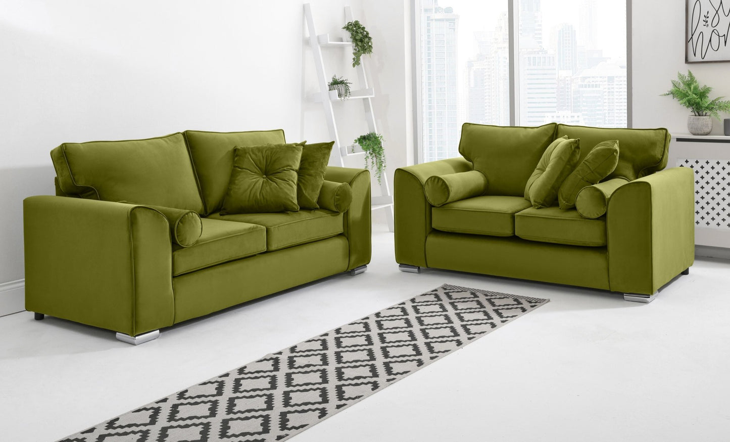 Dylan 3+2 Fullback + Extra Cushions - Sofa Empire UK