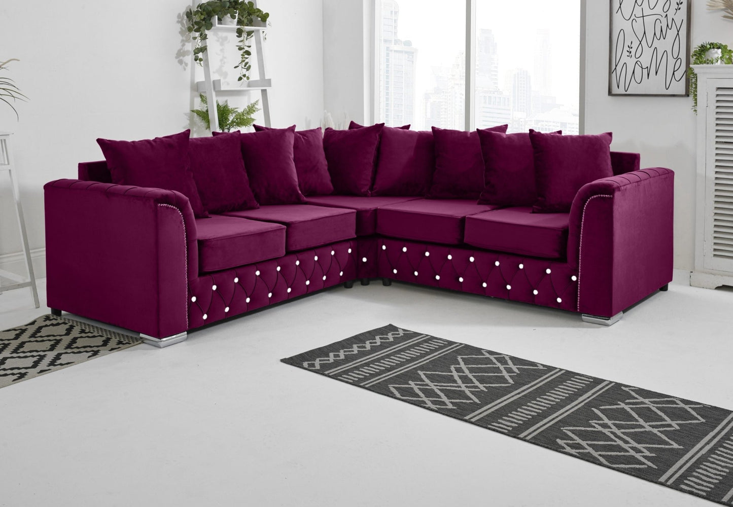 Malibu Corner Scatterback - 2c2 + Diamonds - Sofa Empire UK