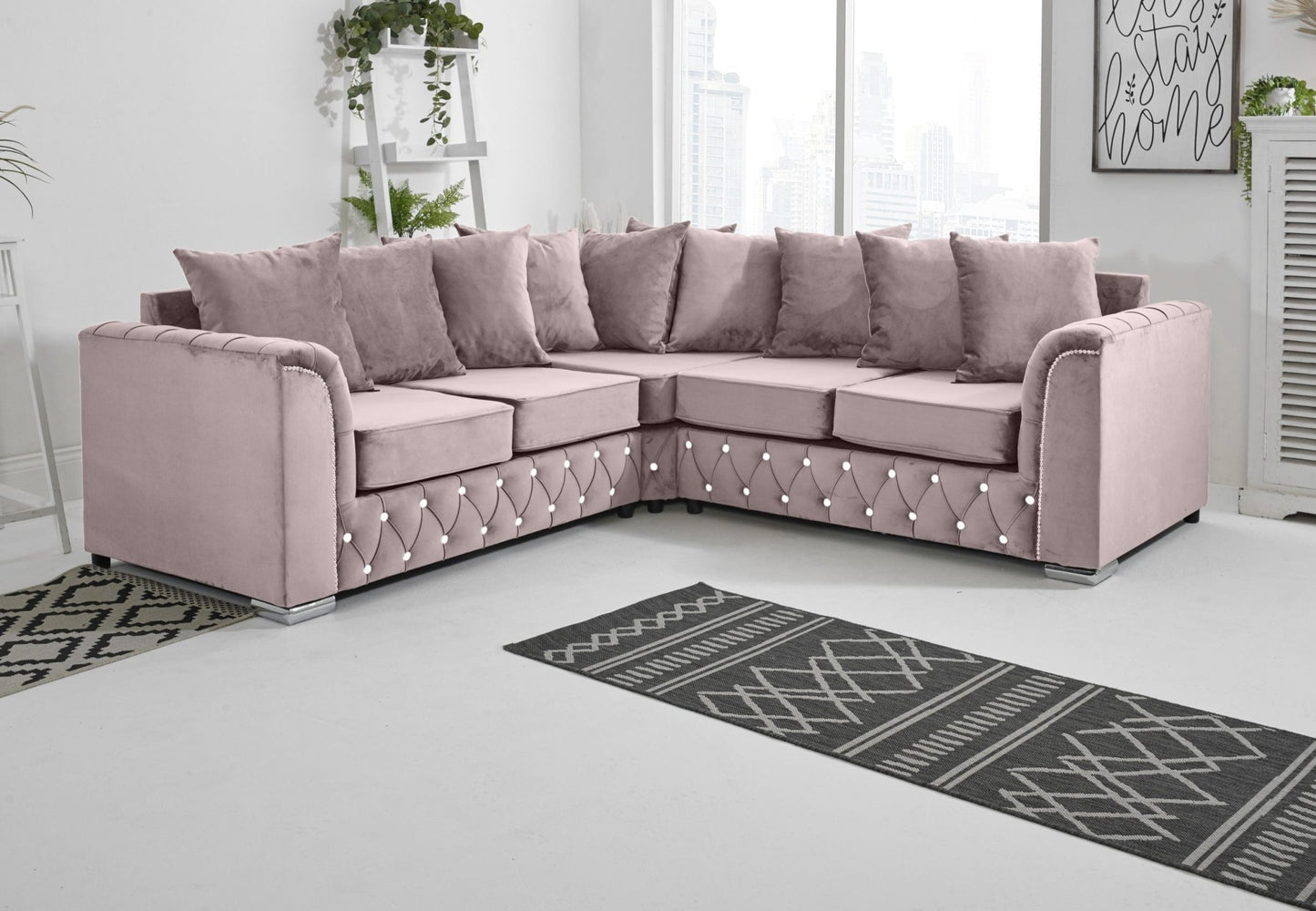 Malibu Corner Scatterback - 2c2 + Diamonds - Sofa Empire UK