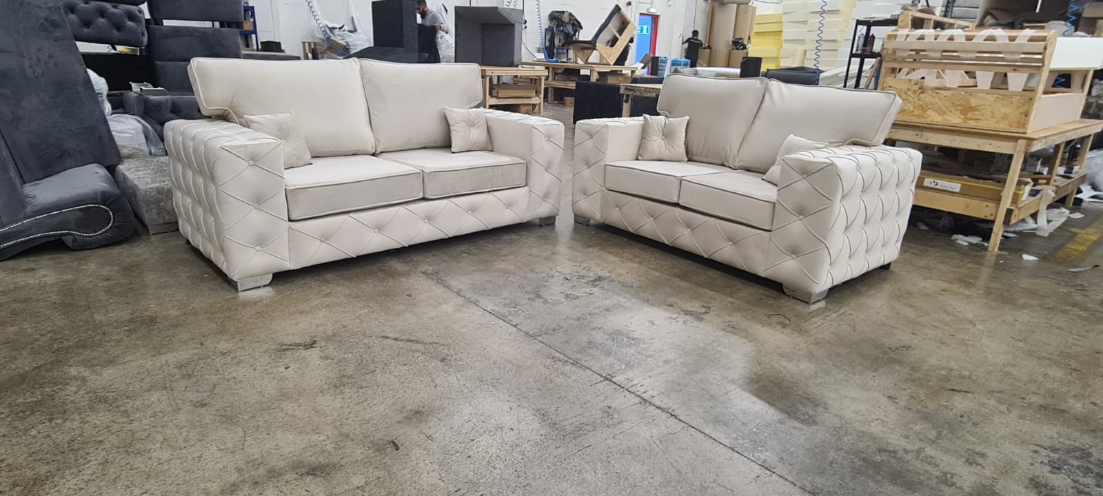 Milton 3+2 Cream - Sofa Empire UK