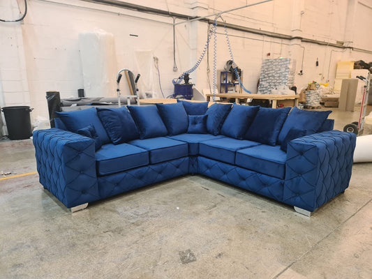 Milton Corner - Marine Blue Scatterback - Sofa Empire UK