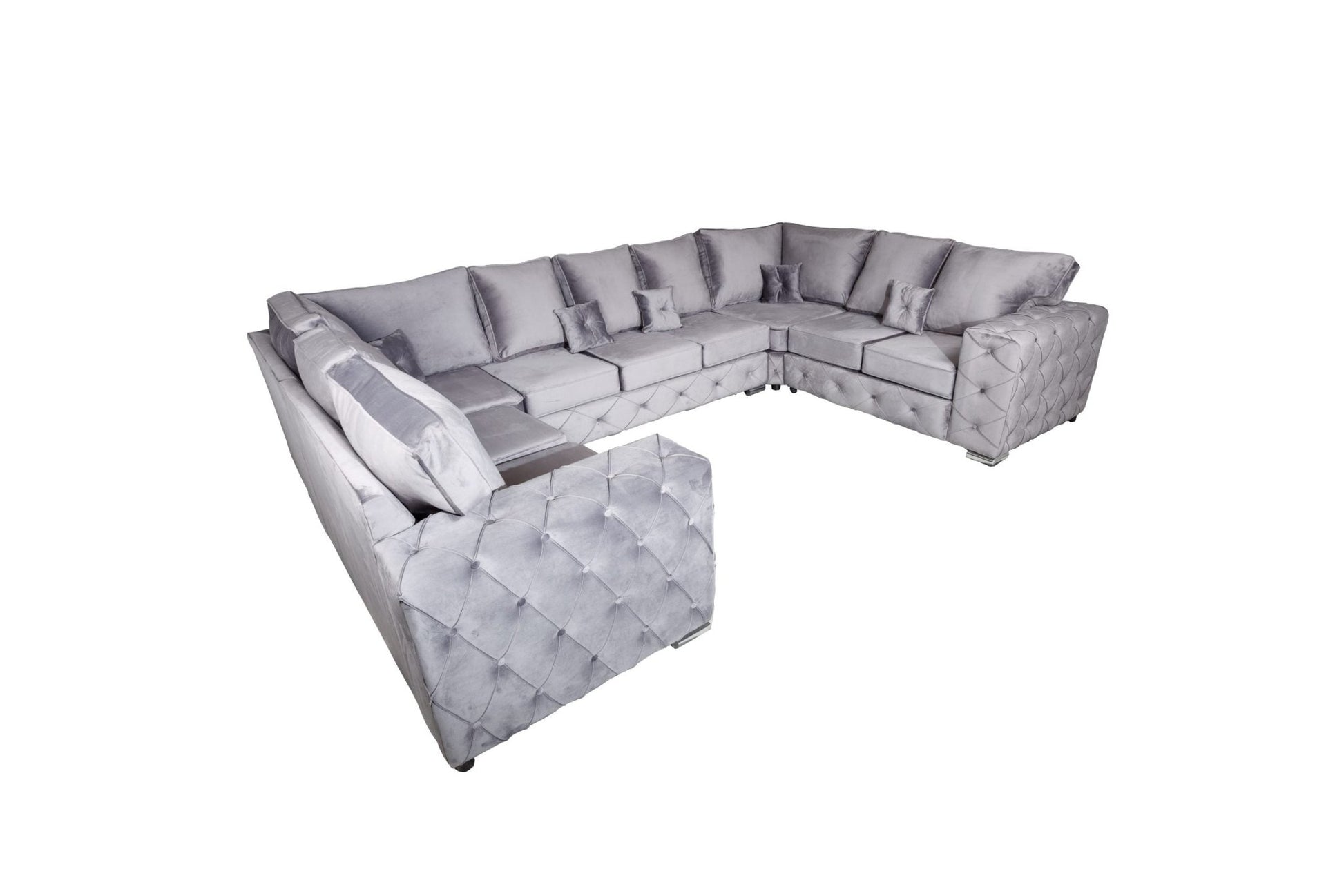 Milton U Shape - Plush Velvet - Sofa Empire UK