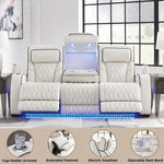 Valentino 3 + 2 Seater Premium Leather Smart Recliner