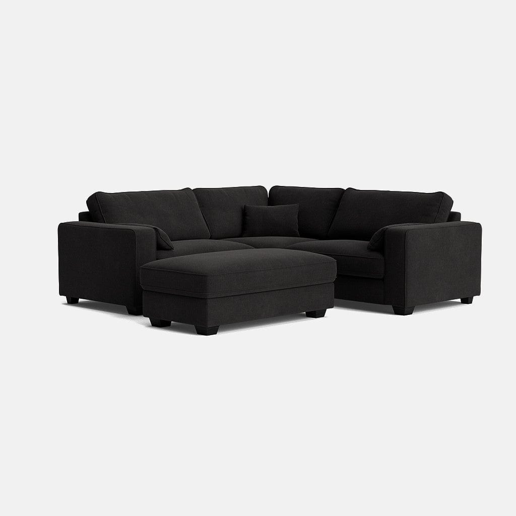 Bloomsbury Luxe Large Double Corner &Footstool Set