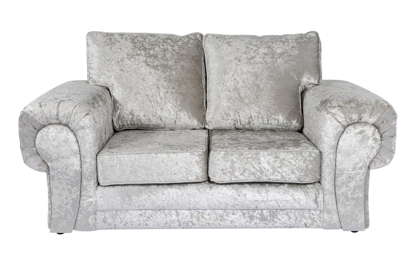 Silver Verona Crushed Velvet - Sofa Empire UK