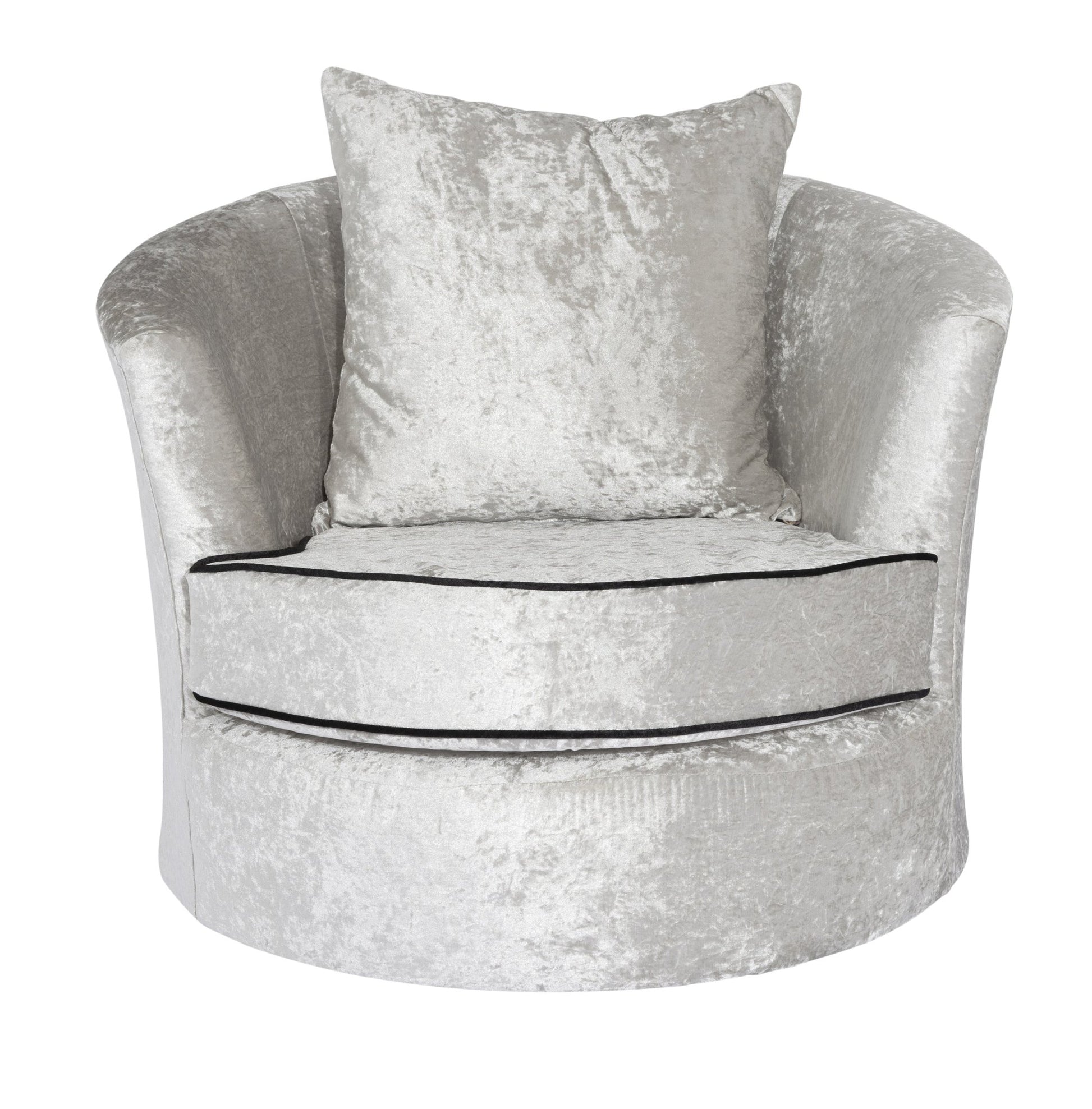 Silver Verona Crushed Velvet - Sofa Empire UK