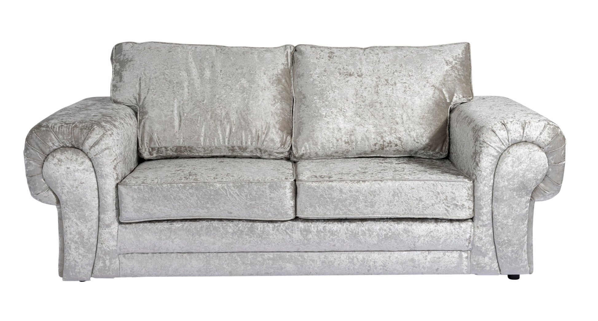 Silver Verona Crushed Velvet - Sofa Empire UK